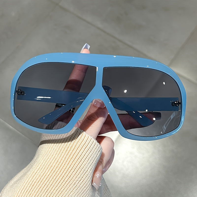 Oversized One-piece Fashion Glasses