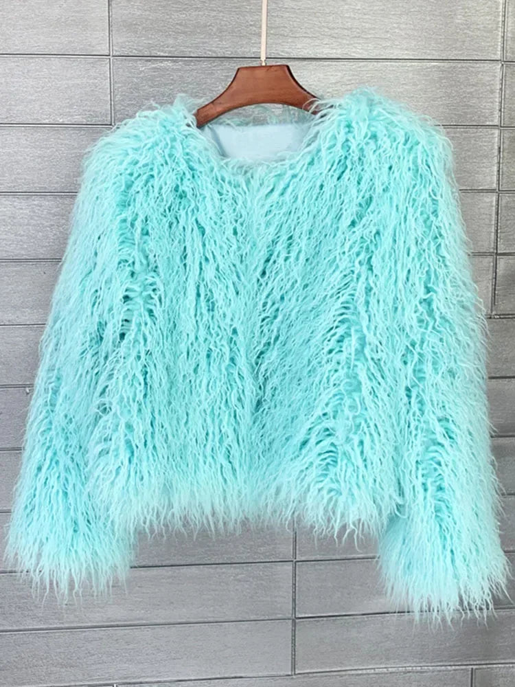 High Quality Faux Fur Coat