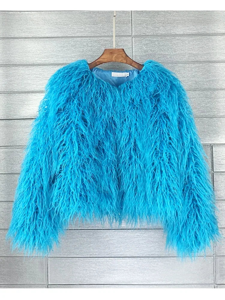 High Quality Faux Fur Coat