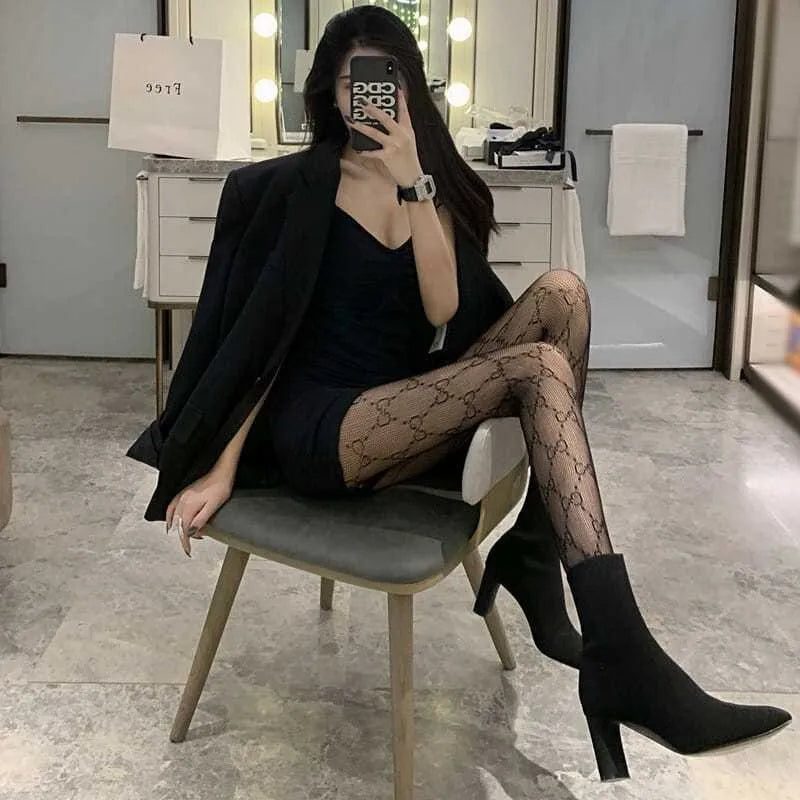 Goddess Fishnet Silk Sexy Tights