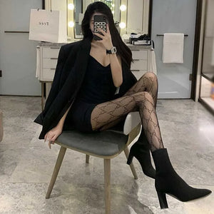 Goddess Fishnet Stockings Silky Tights