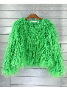 High Quality Faux Fur Coat