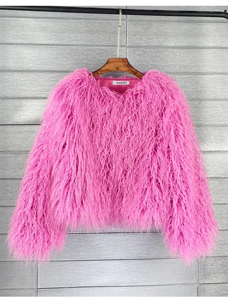 High Quality Faux Fur Coat