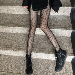 Goddess Fishnet Silk Sexy Tights