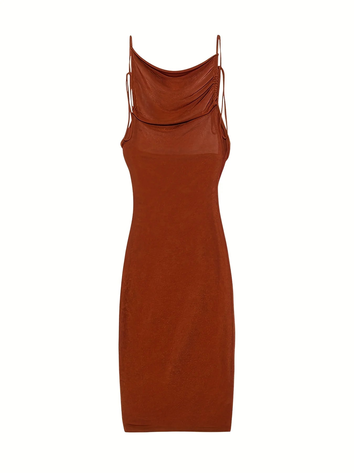 Sexy Strapless  Hang Neck Temperament Dress