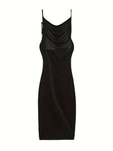 Sexy Strapless  Hang Neck Temperament Dress