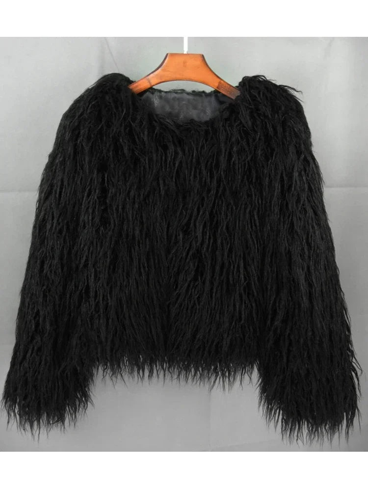 High Quality Faux Fur Coat