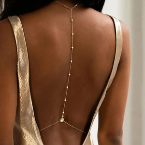 Stonefans Fashion Bridal Back Chain