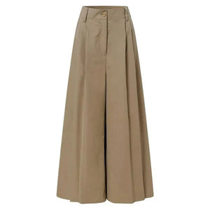 Palazzo Cropped Linen Comfy Baggy Pants